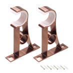 uxcell занавески удилище держатель 110x78x18mm aluminium сплав 25mm занавески удилище одиночный держатель sa медь цветный 2 шт 