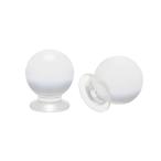 uxcell プルノブキャビネット 16mm 引き出しドレッサー 食器棚 ノブアクリル丸型 2個