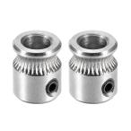 uxcell MK8 Drive механизм прямой вдавлено . машина Drive 5mm боа 2 штук входит 