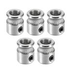 uxcell MK8 Drive механизм прямой вдавлено . машина Drive 5mm боа 5 штук входит 