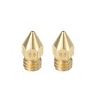 uxcell 3D принтер форсунка латунь MK8 форсунка 0.8mm вдавлено . машина печатная головка филамент 1.75mm M6 3D принтер для 2 шт 