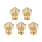 uxcell 3D принтер форсунка латунь форсунка 0.2mm вдавлено . машина печатная головка филамент 1.75mm M7 3D принтер для 5 шт 
