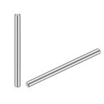 uxcell ダボピン 304ステンレス鋼 円筒棚 サポートピン 50個 3mm x 50mm