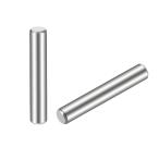 uxcell ダボピン 304ステンレス鋼 円筒棚サポートピン固定要素 シルバートーン 15個 5mm x 40mm