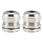 uxcell PG21 кабель Grand 13 mm-18mm тросик дыра водонепроницаемый металл joint шайба имеется настройка возможный замковая гайка 2 штук входит 