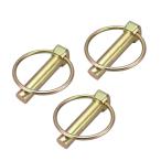uxcell リング付きピンチ 12mmx50mm トレーラーピン品揃えキット ボートカヤックカヌートレーラートラクタートロリーホースボックス用 3個