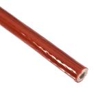 uxcell ヒートシールドチューブ シリコーンファイバーグラススリーブ サーモアーマー 消火ホーススリーブ 10mm内径 レッド