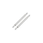 uxcell スプリングバーピン 18mmx1.5mmx0.8mm ダブルフリンジ 316ステンレス鋼 時計バンドピン交換 時計ラグリンクピン 2個