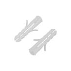 uxcell пластик повышение труба рама камера белый 5x25mm пластик якорь болт ka Ram бетон wall штекер 50 шт 