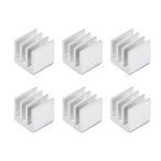 uxcell aluminium теплоотвод . склейка накладка кондиционер 10x10x10mm охлаждающий для 3D принтер серебряный цветный 6 шт 