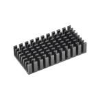 uxcell aluminium теплоотвод . склейка накладка кондиционер 10x50x25mm охлаждающий для 3D принтер черный 