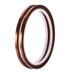 uxcell ポリイミド高温テープ 耐熱昇華ポリプロピレンテープ 高温テープ 回路基板 保護 250C-300C 全長30m テープ幅3mm 2個入り