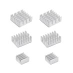 uxcell теплоотвод сам клейкая лента кондиционер 14x14x6mm 14x10x6mm 9x9x5mm 2 комплект 6 штук входит 