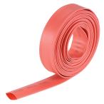 uxcell. эластичный камера кабель рукав диаметр 10mm Flat ширина 17mm эластичный показатель 2:1 длина 3 m красный 