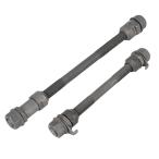 X AUTOHAUX мотоцикл неразрезной мост 9.5 mm колесо ступица axle передний задний мост solid вал велосипед для metal 1 комплект 