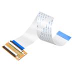 uxcell フレキシブルフラットケーブル（Aタイプ） 24ピン 1.0mmピッチ 200mm FFC LCDTV DVDプレーヤーラップトップ用