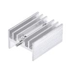 uxcell теплоотвод aluminium производства теплоотвод 20x15x10mm TO-220 охлаждающий для MOSFET aluminium сплав 10 штук входит 