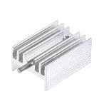 uxcell теплоотвод aluminium производства теплоотвод 21x15x10mm TO-220 охлаждающий для MOSFET aluminium сплав 20 штук входит 