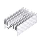 uxcell теплоотвод aluminium производства теплоотвод 25x15x10mm TO-220 охлаждающий для MOSFET aluminium сплав 20 штук входит 