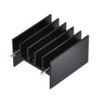uxcell теплоотвод aluminium производства теплоотвод 25x23x16mm TO-220 охлаждающий для MOSFET aluminium сплав 10 штук входит 