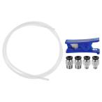 uxcell PTFE камера шланг 1.75mm филамент 1M длина 3D принтер для пустой атмосферное давление PC4-M6/M10 фитинг 