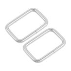 Yahoo! Yahoo!ショッピング(ヤフー ショッピング)uxcell 長方形リングバックル 32x20 mm内寸 金属 バッグベルト用DIYアクセサリー シルバートーン 30個
