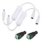 Yahoo! Yahoo!ショッピング(ヤフー ショッピング)uxcell DCケーブル スイッチとメスコネクタ付き 5.5 mmx2.1 mm カメラとLED用 ホワイト 2セット