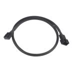 uxcell вентилятор электрический кабель мужской - женский 4 булавка компьютер CPU для общая длина 420 mm 2 шт 