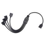 Yahoo! Yahoo!ショッピング(ヤフー ショッピング)uxcell ARGBスプリッターケーブル 3Pコネクタ付き 5050 3528LED用 1 4メス 30 cm 3セット