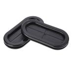 電気ゴムグロメット 楕円形 60x25mm (10個入)