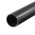 uxcell PVCリジッドラウンドパイプ PVC硬質パイプ PVCパイプ 36mmID 40mmOD 500mmブラック 水道管用