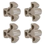 uxcell микроволновая печь печь проигрыватель ролик поддержка переходник вал. замена вращение ролик поддержка 5 mmx7 mm 4 шт 