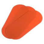 uxcell PVC ремонт patch каноэ лодка для ремонт сиденье orange 210 mmx90 mmx0.9 mm 3 шт 