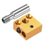 uxcell 6 mm горло камера обогреватель блок 3D принтер для 1.75 mm филамент MK8 нагрев break горло 3 шт 