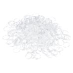 uxcell TPUラバーバンド 伸縮性ゴム ゴムバンド 透明 16 mm直径 ホームオフィス用　1400個