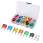 X AUTOHAUX лезвие type плавкий предохранитель 5A 7.5A 10A 15A 20A 25A 30A лезвие тип плавкий предохранитель. замена 100 шт 