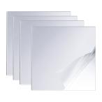 Yahoo! Yahoo!ショッピング(ヤフー ショッピング)uxcell フレキシブルミラーシート 280 mmx 280 mm x2 mm アクリル自己接着性 非ガラスウォールステッカー 4個入り