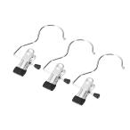 uxcell крюк имеется прачечная зажим металл ботинки вешалка хромированный черный 145 mm 6 шт 