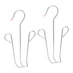 uxcell обувь вешалка сухой подставка 240mm x 140mm нержавеющая сталь подвешивание ниже бур nai The - дом для хранения 2 шт 