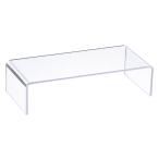 uxcell обувь дисплей подставка подставка 180x80x45 mm Uni -k. дизайн акрил место хранения полки держатель прозрачный 