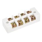 uxcell фарфор керамика терминал шт. 4 way высокая температура 66x24x17.3 mm тросик коннектор для 
