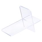 uxcell обувь дисплей подставка подставка 60x55x100mm акрил место хранения полки держатель прозрачный 