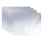 Yahoo! Yahoo!ショッピング(ヤフー ショッピング)uxcell フレキシブルミラーシート 自己接着 ウォールステッカー ラウンドコーナー 非ガラス 400 mmx350 mmx0.3 mm 4個