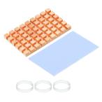 uxcell медный теплоотвод . электро- . термический накладка имеется . body SSD кондиционер для 40x26x3 mm