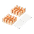 uxcell медь теплоотвод 15x15x6mm склеивание . имеется IC набор микросхем кондиционер для 5 штук входит 