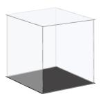 uxcell アクリルディスプレイケース プラスチックボックス キューブ 収納ボックス クリア 36x36x35.5cm コレクターアイテム用