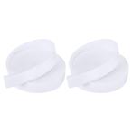 uxcell フォームシールテープ 絶縁ストリップ PU製 セルフ粘着 ホワイト エアコン用 ドア 窓用 長2 M サイズ25mmx6mm 2ロール入