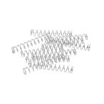 PATIKIL гитара для одиночный пружина pick up высота springs 4.8x25mm основа . гитара для pick guard установка серебряный цветный 10 шт 