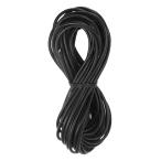 uxcell кожа бисер -тактный кольцо круг кожа шнурок плетеный -тактный кольцо кисточка браслет колье DIY для 3.2mm 10M черный 