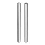 uxcell 内部スレッドダボピン　45# 炭素鋼製　ベッド本棚金具工業用ピン　円筒形シェルフサポートピン　 12x150mm　2個入り